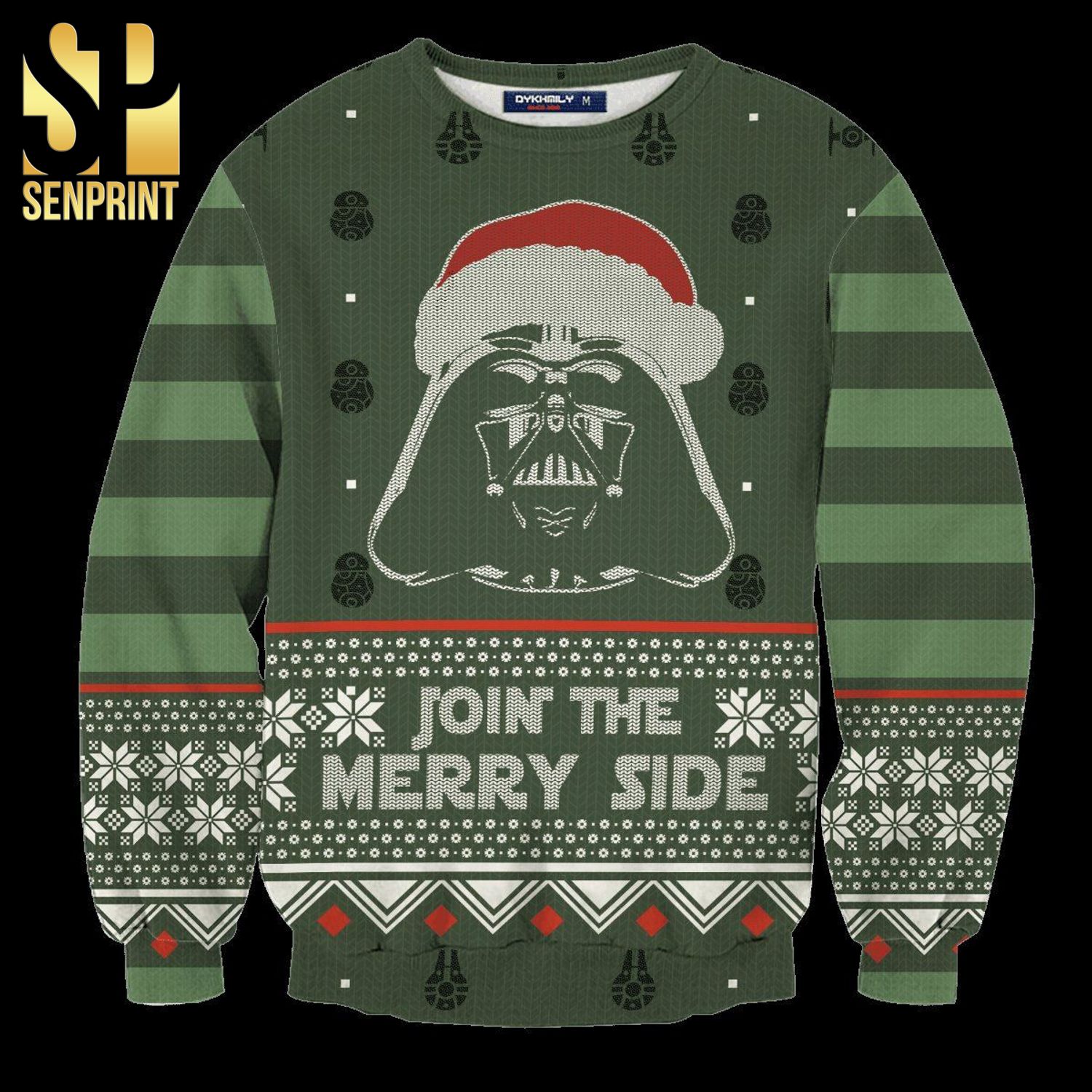 Join The Merry Side Knitted Ugly Christmas Sweater