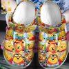 Bear Colorful Tie Dye Full Printing Crocs Crocband Clog