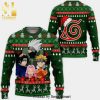 Kakashi Team 7 Naruto Shippuden Manga Anime Knitted Ugly Christmas Sweater