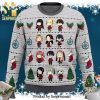 Kakegurui Hyakkaou Private Academy Manga Anime Knitted Ugly Christmas Sweater