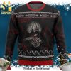 Kaneda Akira Bike Happy Pill Anime Knitted Ugly Christmas Sweater