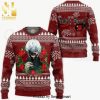 Kaneki Splatter Spatter Tokyo Ghoul Knitted Ugly Christmas Sweater