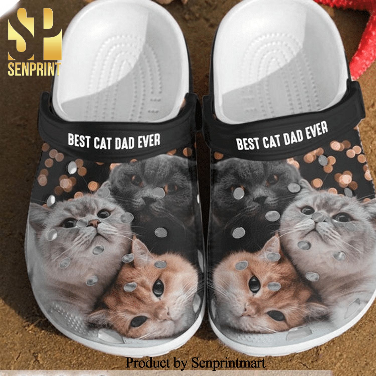 Best Cat Dad Ever Hypebeast Fashion Crocband Crocs