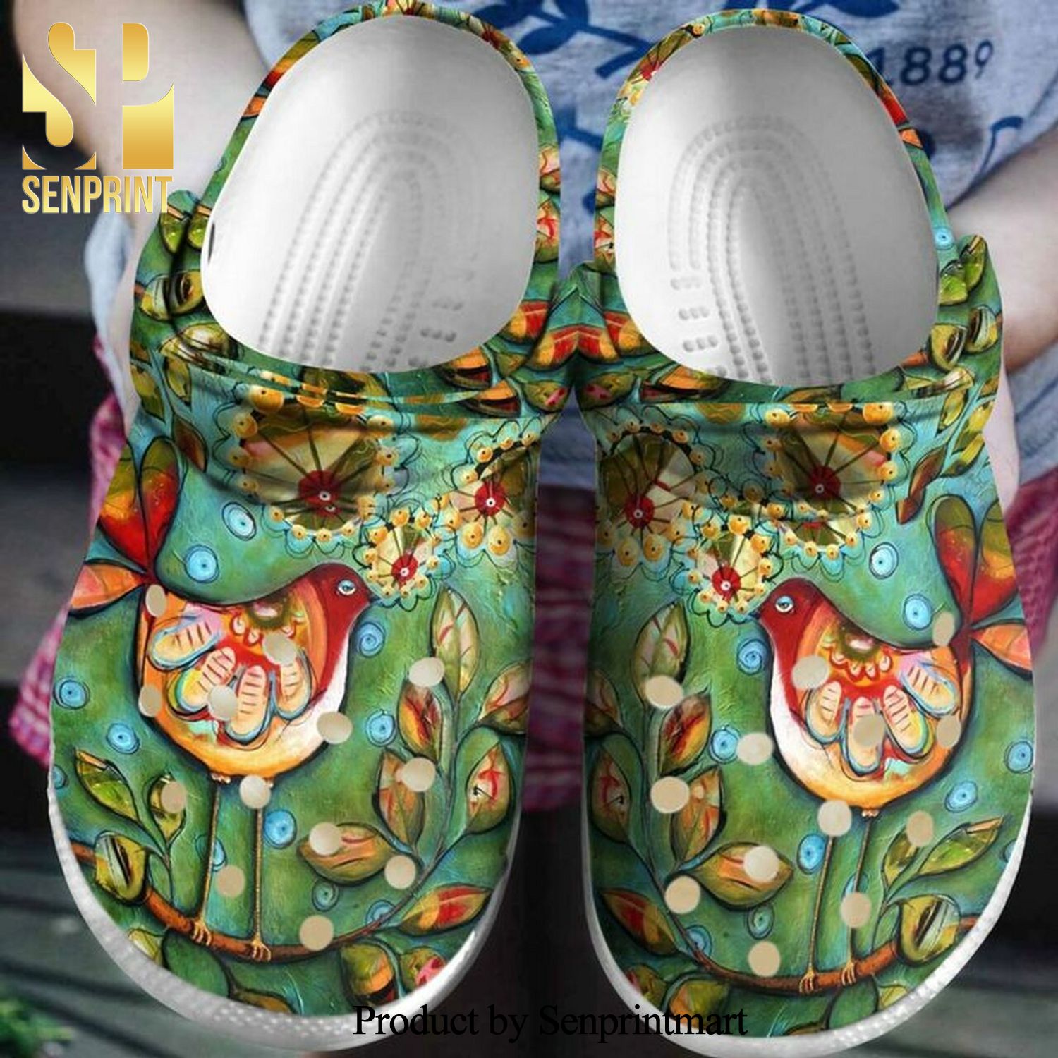 Bird Beautiful Tree 102 Gift For Lover Street Style Crocs Sandals