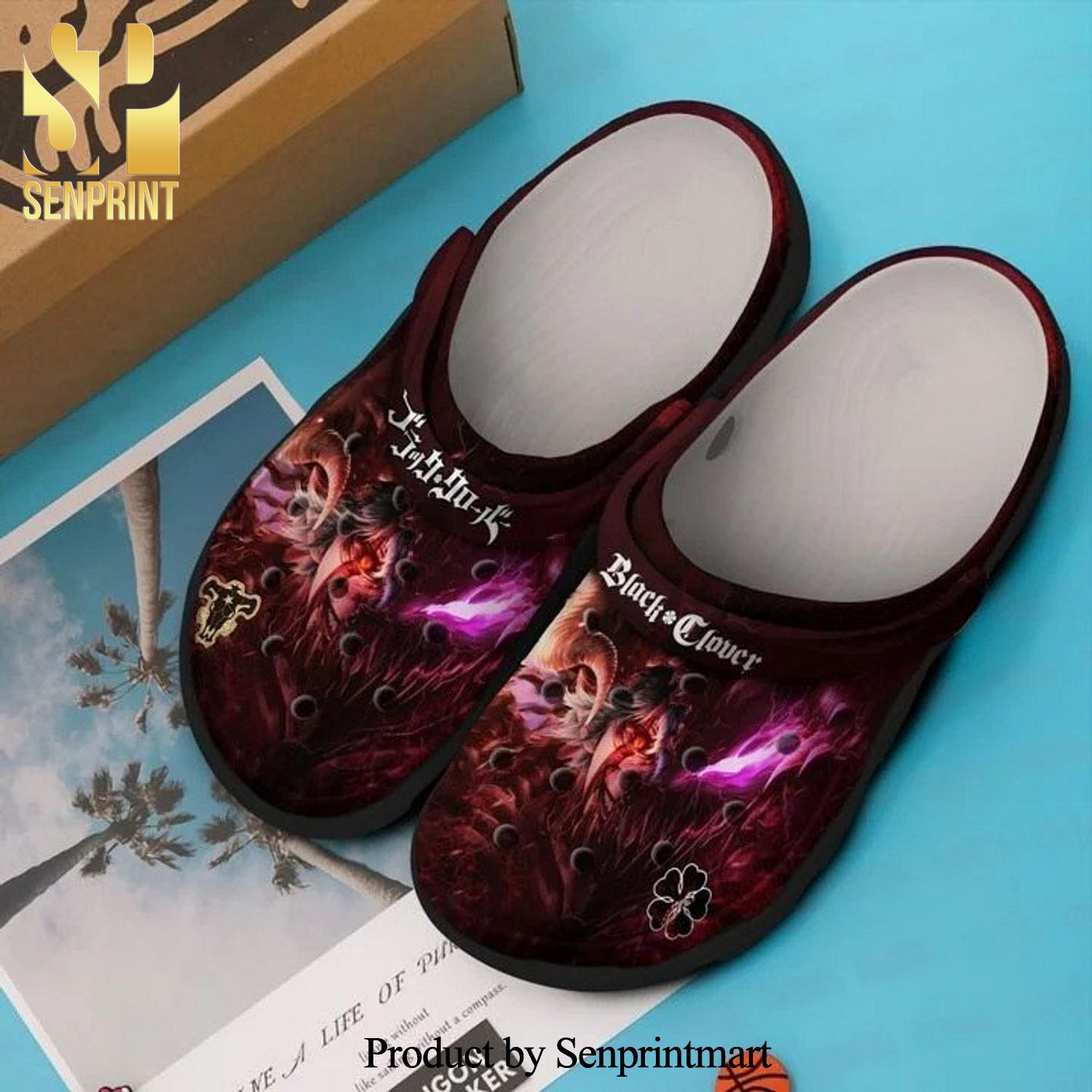 Black Clover Anime Full Printing Crocband Crocs