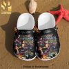 Black Cat We’Re All Mad Here Personalized 202 Gift For Lover Full Printing Crocs Shoes