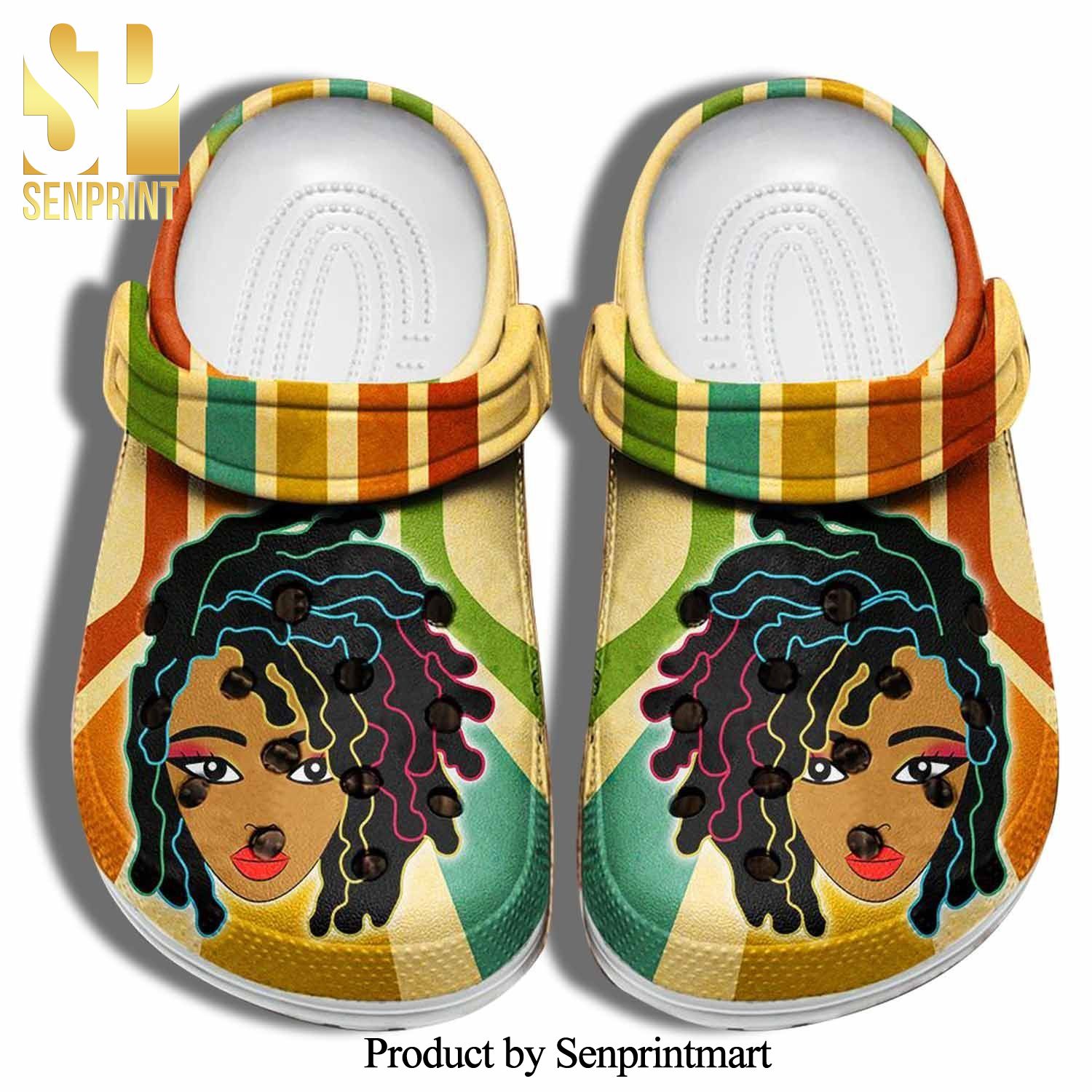 Black Girl Hair Juneteenth Africa Culture Black Women Gift For Lover Crocs Shoes