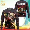 Katsuki Bakugou UA High School My Hero Academia Manga Anime Knitted Ugly Christmas Sweater