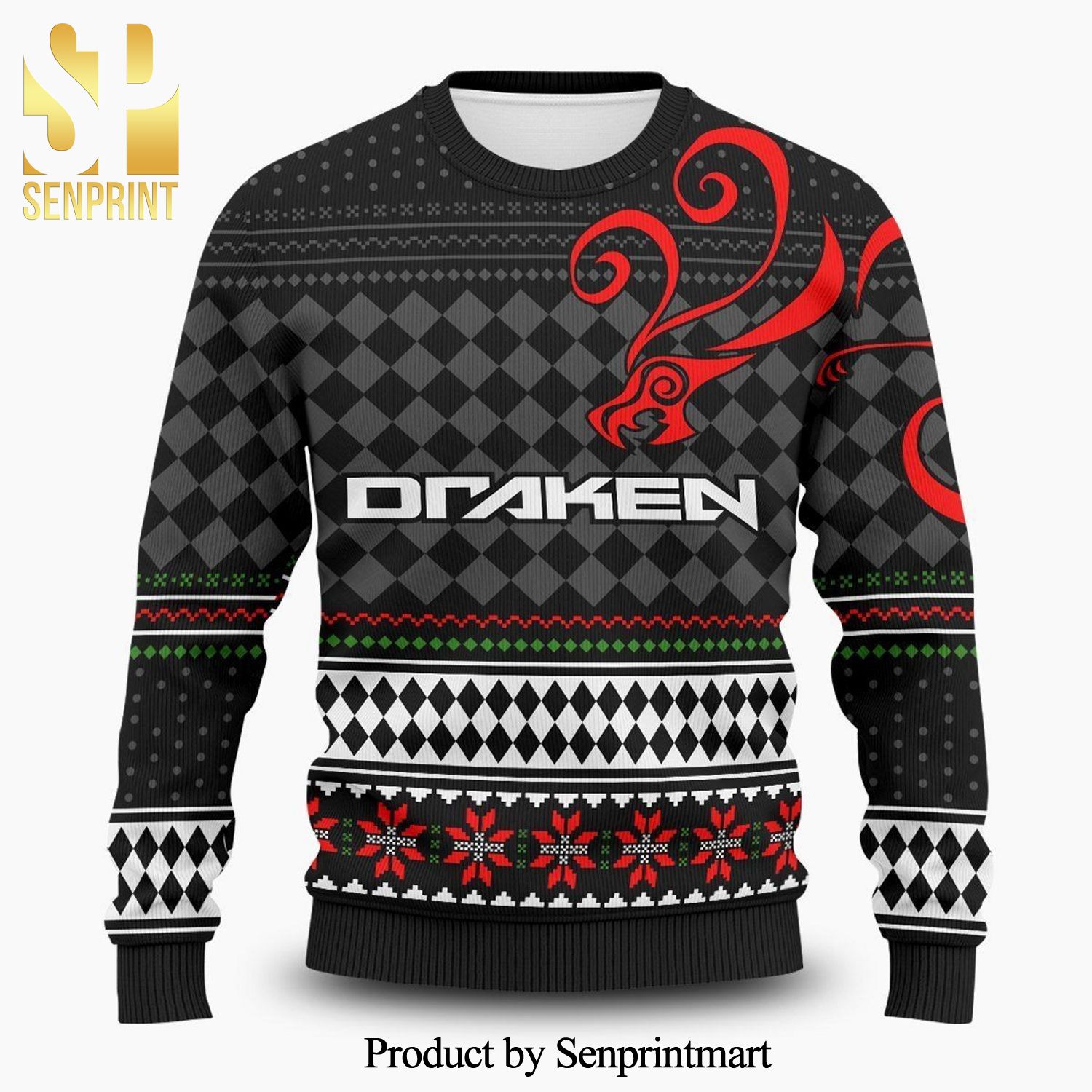 Ken Ryuguji Draken Tokyo Revengers Manga Anime Knitted Ugly Christmas Sweater