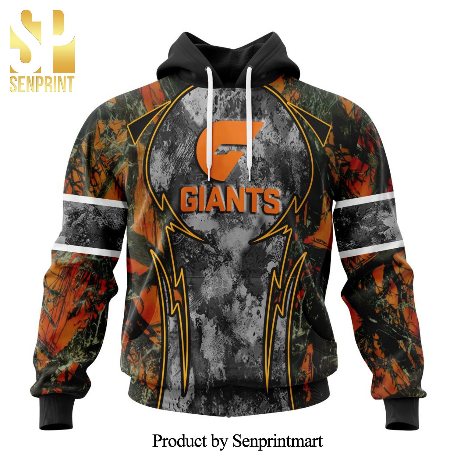 AFL Greater Western Sydney Giants Version Camo Concepts For Hungting In Forest All Over Printed Shirt