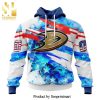 Anaheim Ducks Honnor The Fourth Of July All Over Printed Shirt