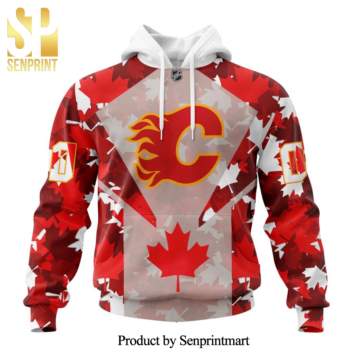 Calgary Flames Special Concept For Canada Day All Over Printed Shirt