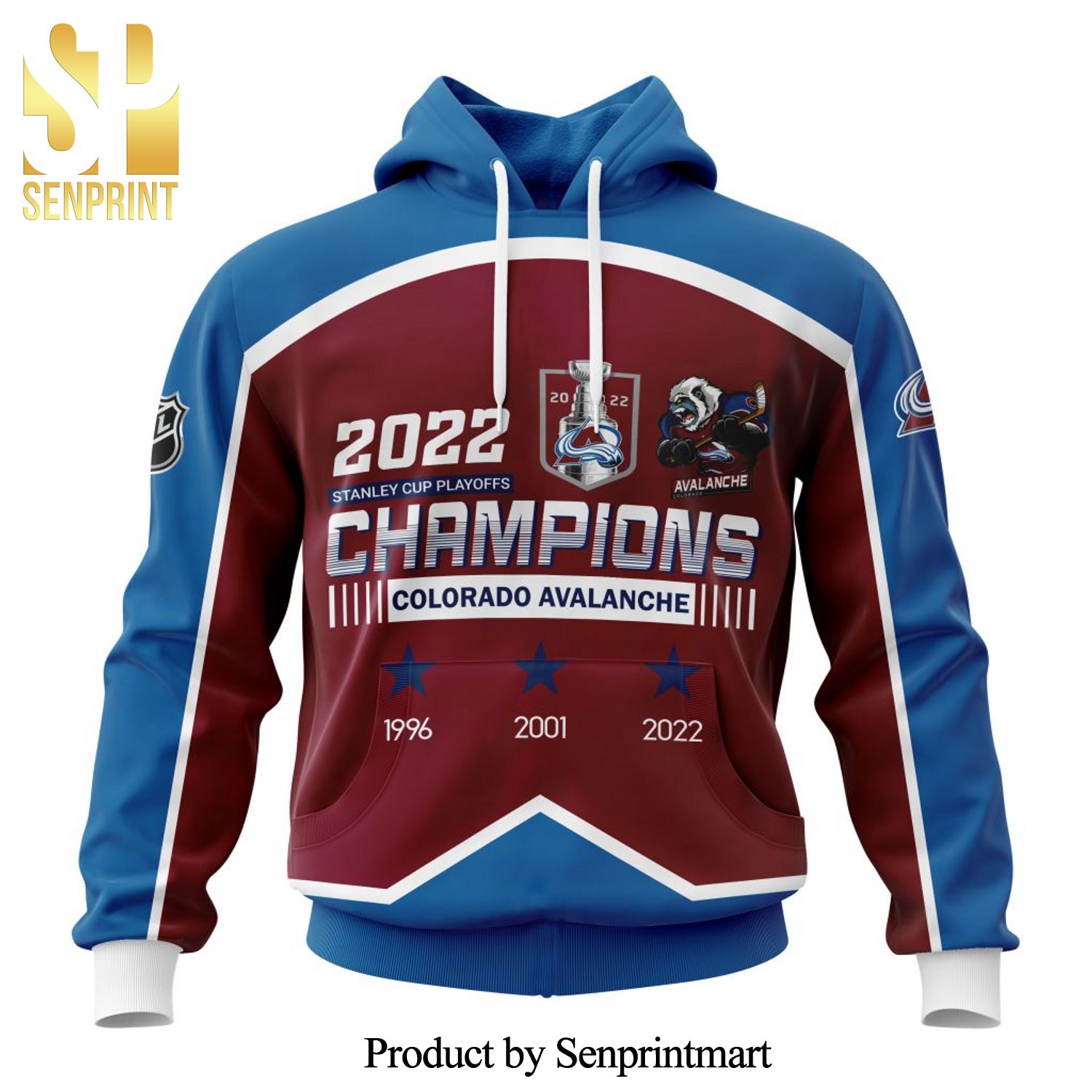 Colorado Avalanche 2022 Stanley Cup Champions Kits 01 All Over Printed Shirt