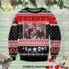 Kilbeggan Irish Whiskey Logo Reindeer Knitted Ugly Christmas Sweater