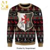 Knight Templar My Rock Knitted Ugly Christmas Sweater