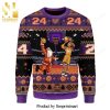 Kobe Bryant Los Angeles Lakers And Santa Claus Knitted Ugly Christmas Sweater