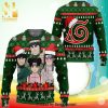 Konoha Team Guy Naruto Manga Anime Knitted Ugly Christmas Sweater