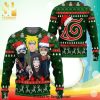 Kwak Brouwerij Bosteels Beer Snowflake Knitted Ugly Christmas Sweater