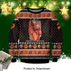 Kurama Nine Tails Chakra Mode Naruto Anime Knitted Ugly Christmas Sweater