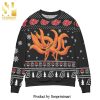 Kurama Naruto Anime Manga Knitted Ugly Christmas Sweater