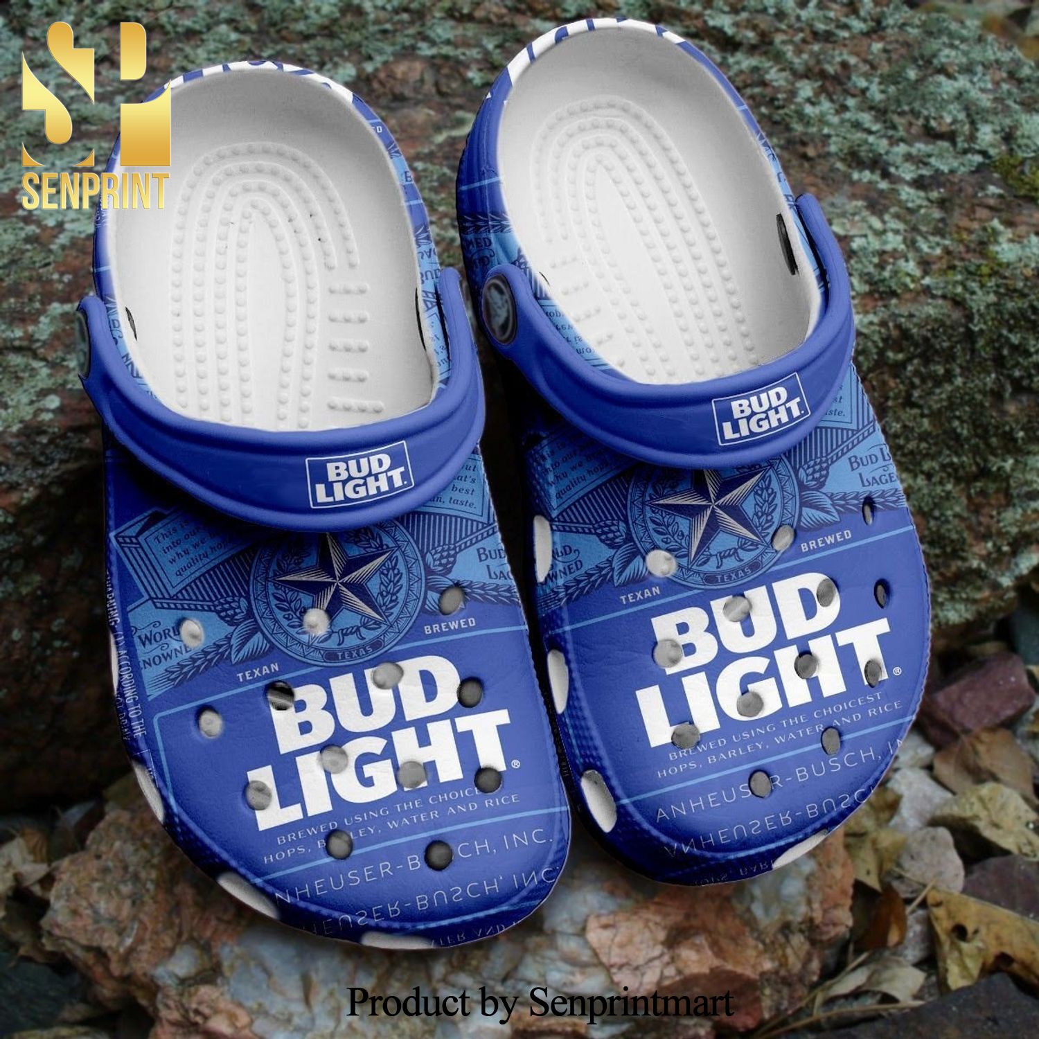 Bud Light Beer For Men And Women Gift For Fan Classic Water Full Printing Classic Crocs Crocband Clog