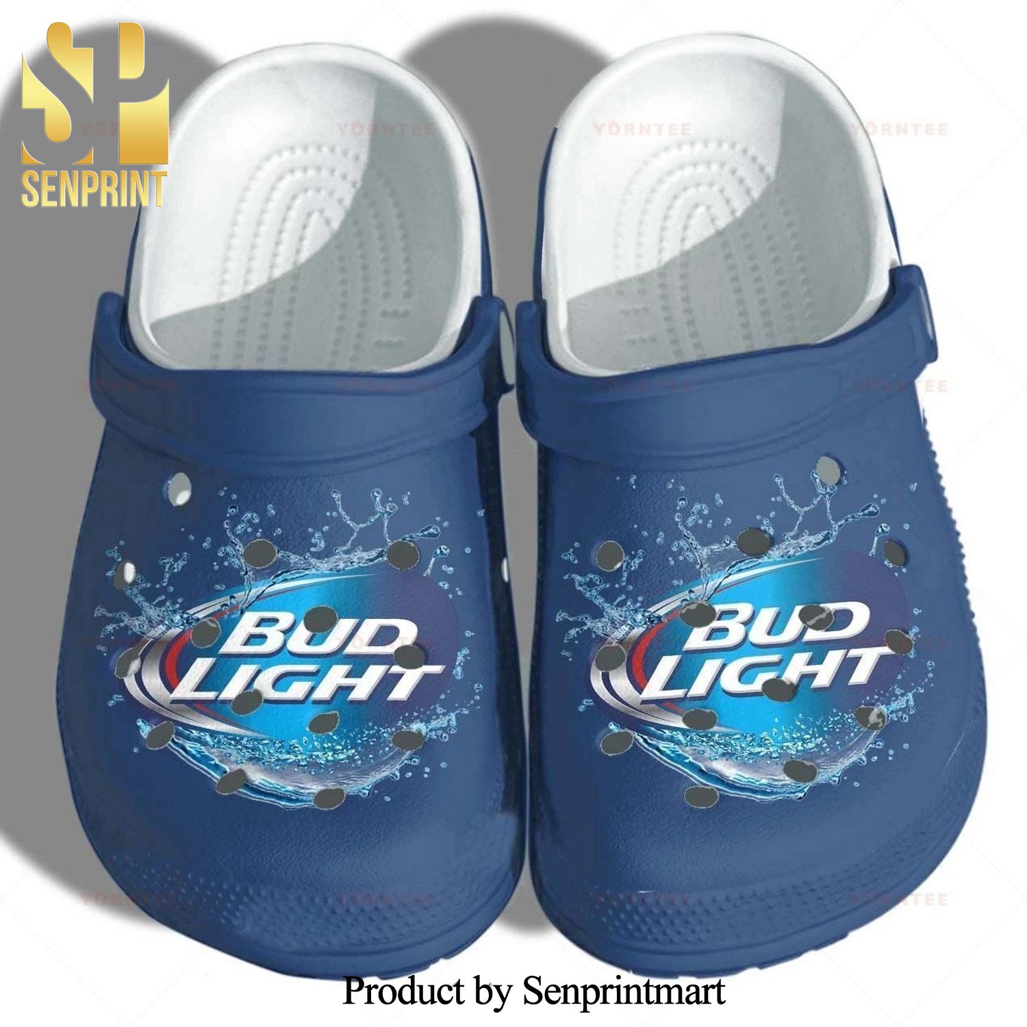 Bud Light Beer Gift For Lover All Over Printed Unisex Crocs Crocband Clog