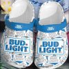 Bud Light Beer Gift For Lover Full Printing Crocs Crocband