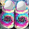 Bud Light Usa Flag Beer Crocs Classic A124 Gift For Lover Street Style Crocs Sandals