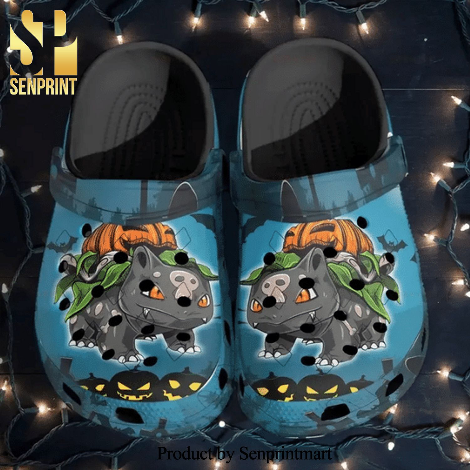 Bulbasaur Pumpkin Halloween For Men And Women Rubber Crocs Classic