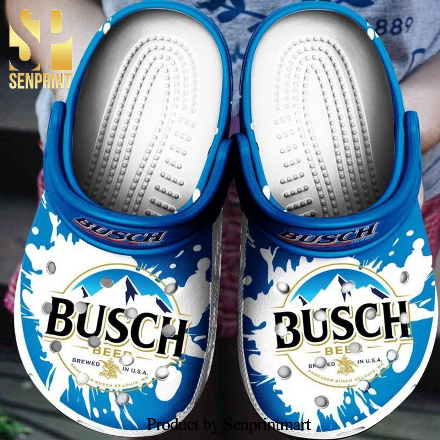 Busch Beer New Outfit Crocs Shoes