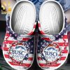 Busch Light Beer Camping Sunset Drink Comfortable Classic Waterar Full Printed Crocs Crocband In Unisex Adult Shoes