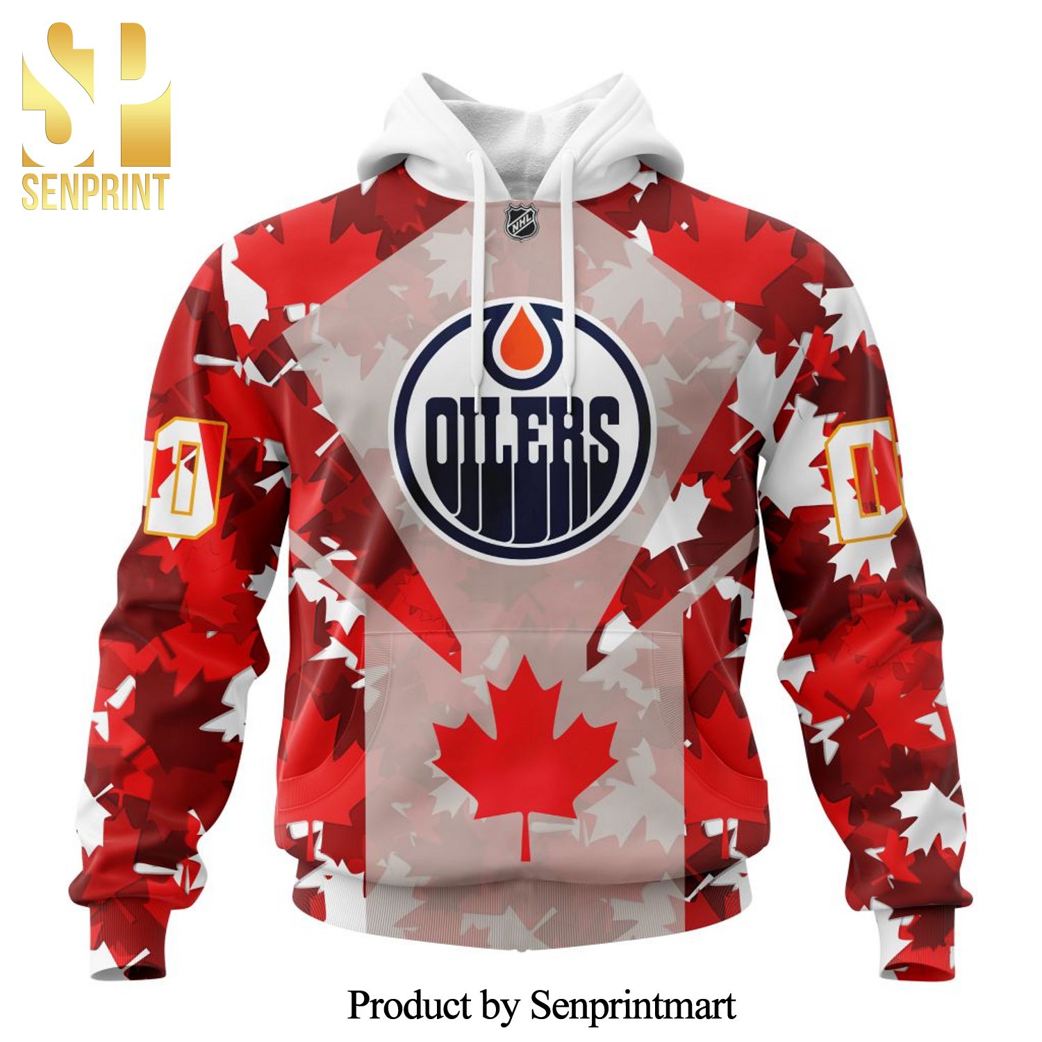 Edmonton Oilers Special Concept For Canada Day All Over Printed Shirt