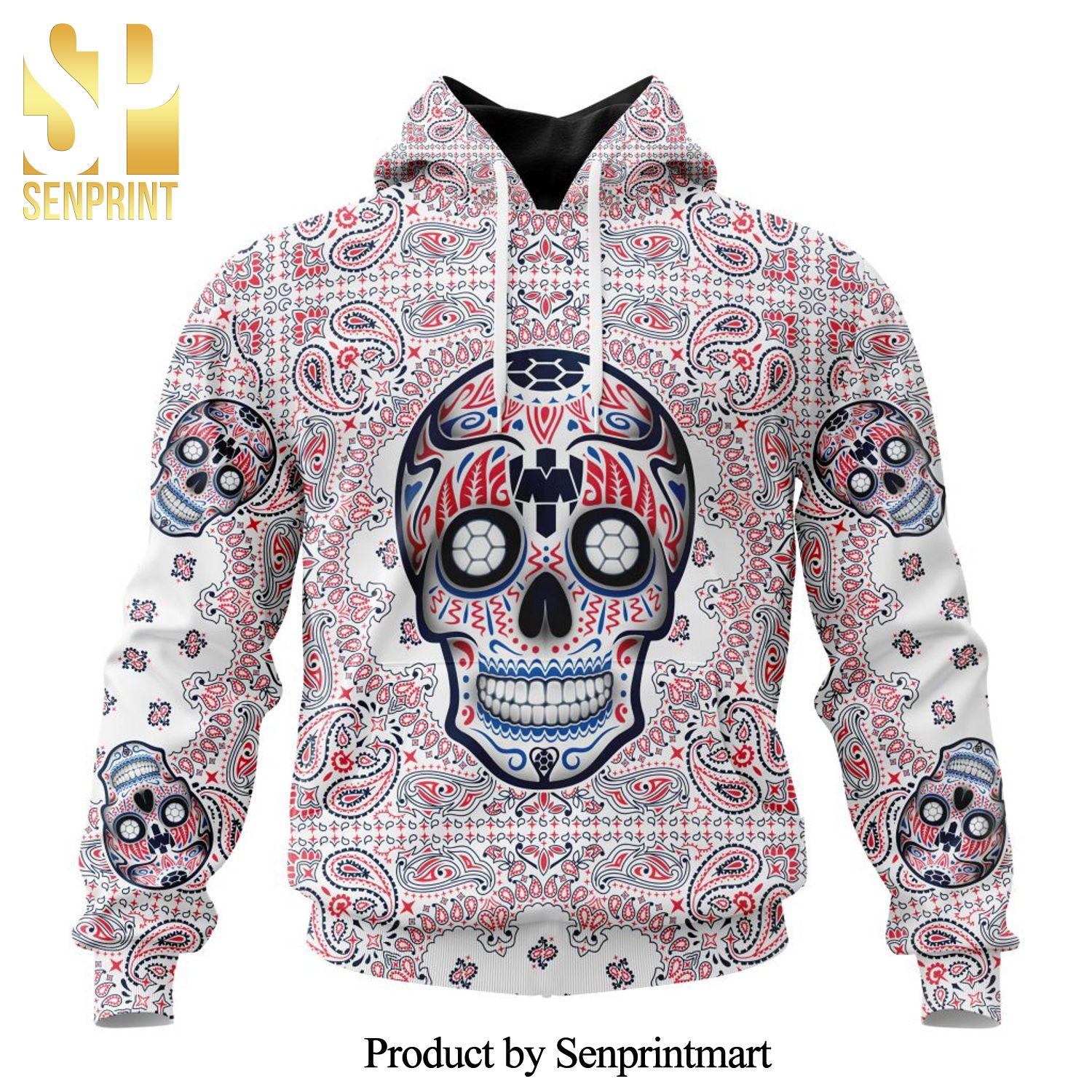 LIGA MX CF Monterrey Version Sugar Skull Full Printing Shirt