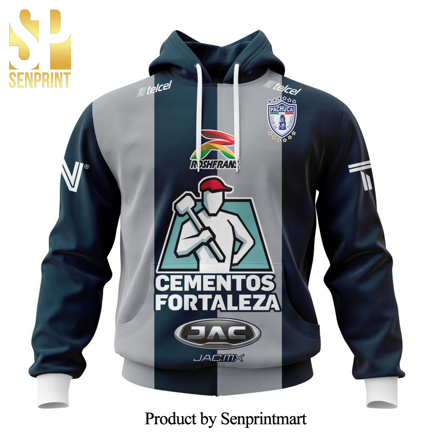 LIGA MX CF Pachuca Home Kits All Over Printed Shirt