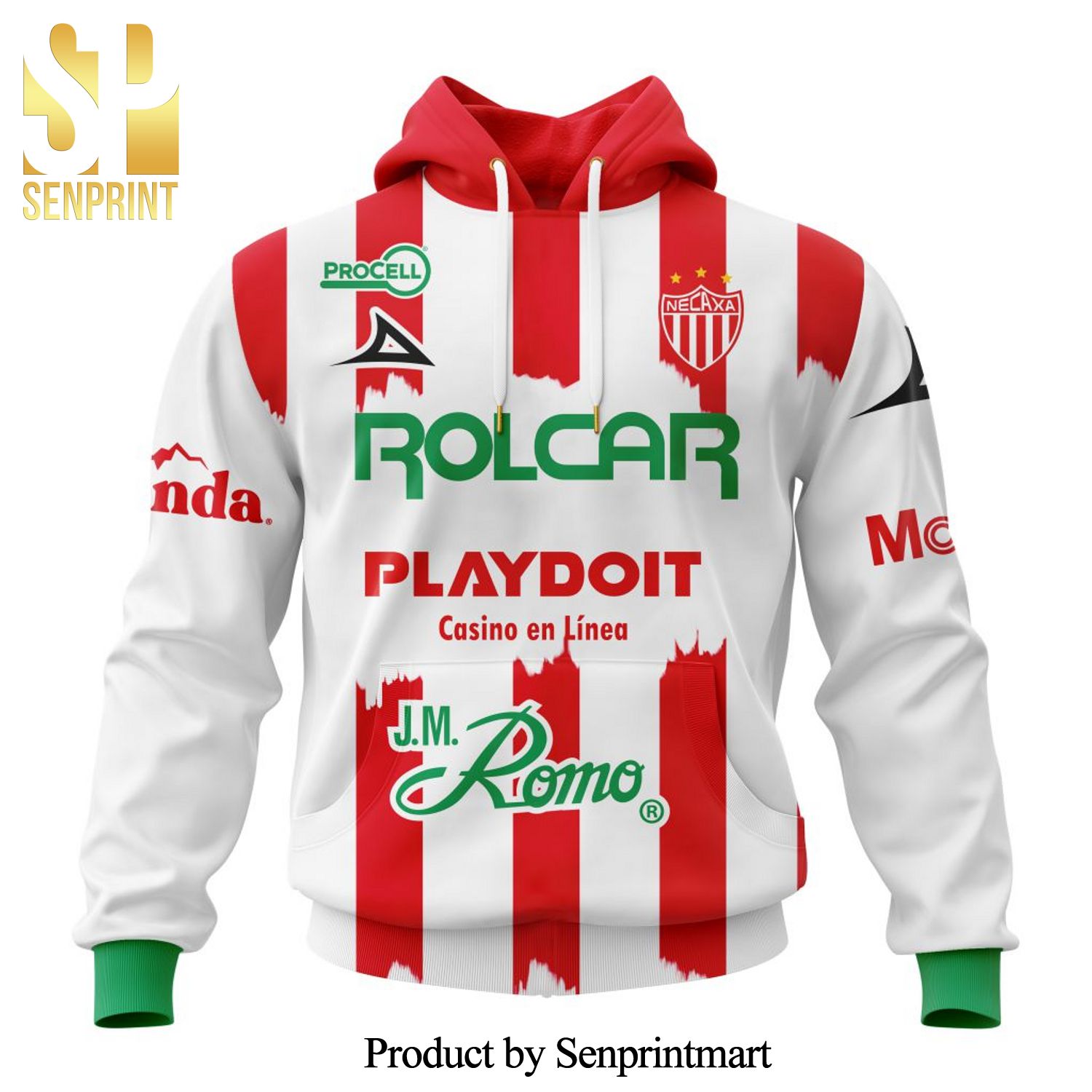 LIGA MX Club Necaxa Home Kits All Over Printed Shirt