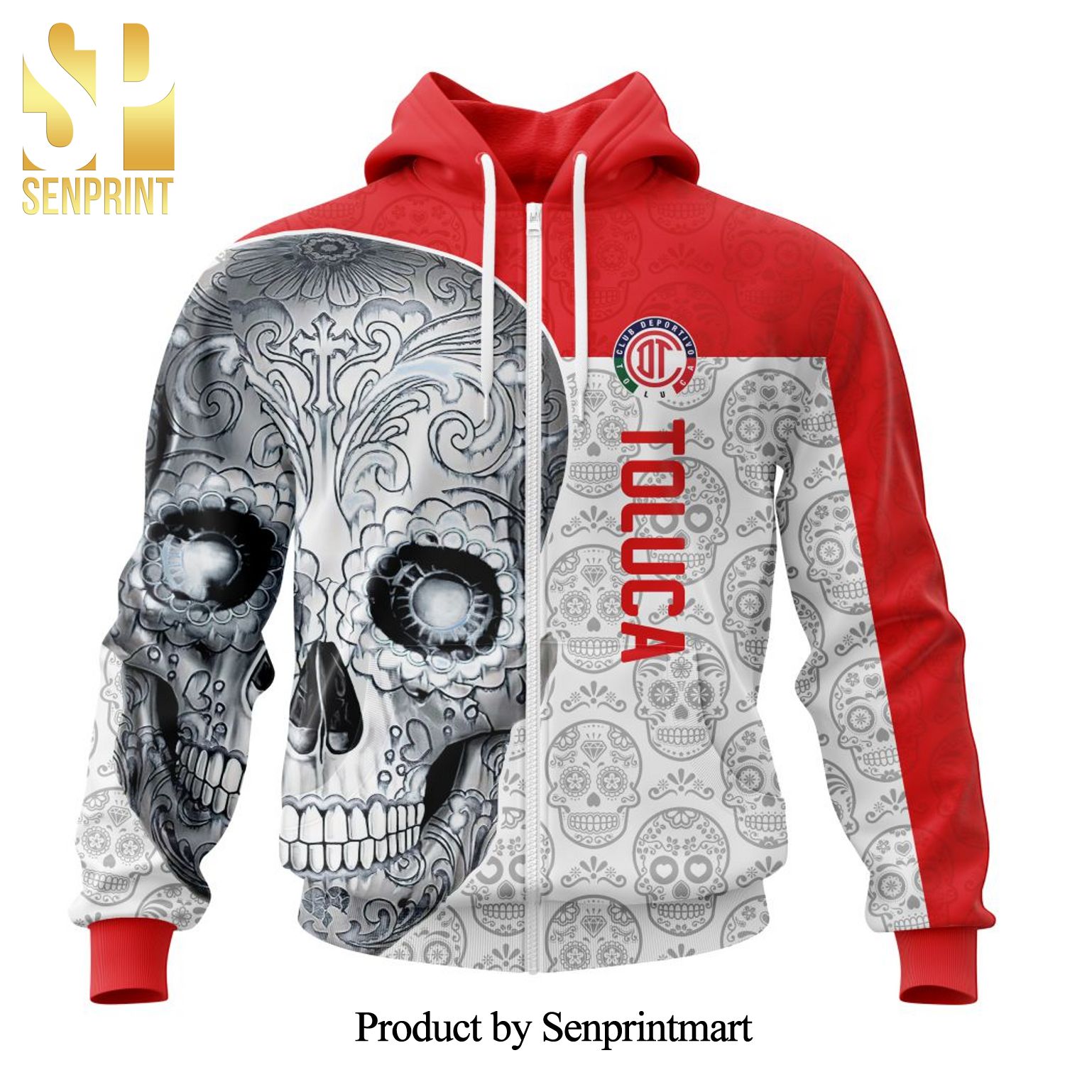 MLB San Diego Padres Skull 3D Hoodie Zip Hoodie For Men And Women