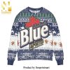 Labatt Blue Knitted Ugly Christmas Sweater