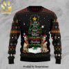 Labrador Retriever Fire Knitted Ugly Christmas Sweater