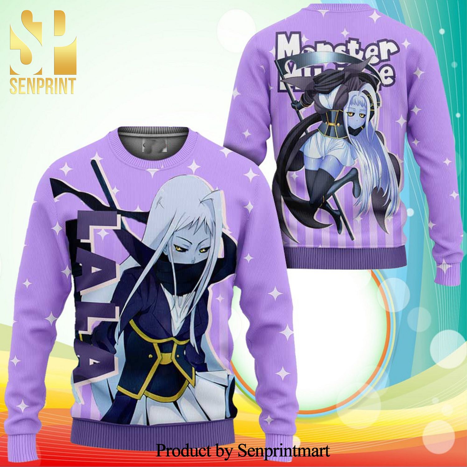 Lala Monster Musume Anime Knitted Ugly Christmas Sweater