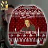 Laughing Leo Dicaprio Meme Django Unchained Knitted Ugly Christmas Sweater