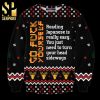 Learning Japanese Is Easy Knitted Ugly Christmas Sweater