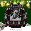 Leatherface Jason Voorhees Hannibal Lecter Horror Friends Knitted Ugly Christmas Sweater