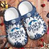 Busch Light Beer Stone Drink Comfortable Classic Waterar Rubber Crocs Sandals