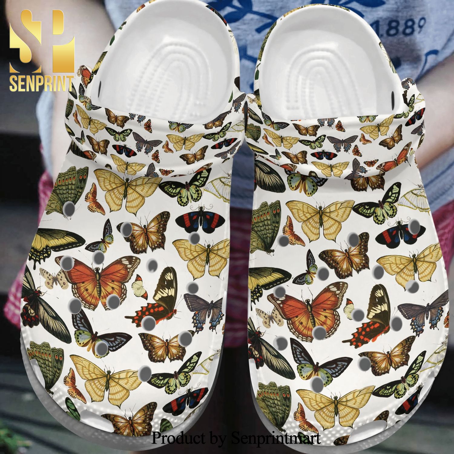 Butterfly Life Croc Animal Gift For Lover Crocs Unisex Crocband Clogs