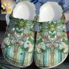 Butterfly Tropical Rubber Crocs Crocband Adult Clogs