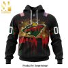 Minnesota Wild With Concept For Independence Day All Over Printed Shirt