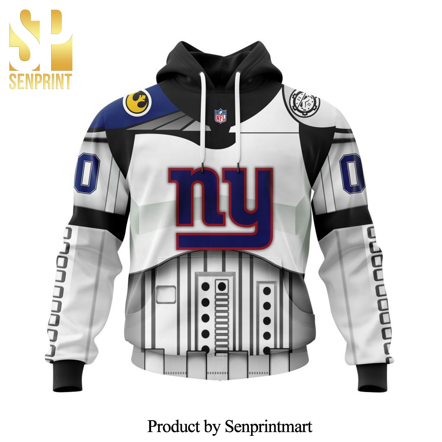 New York Giants Version Star Wars May The 4th Be With You All Over Printed Shirt