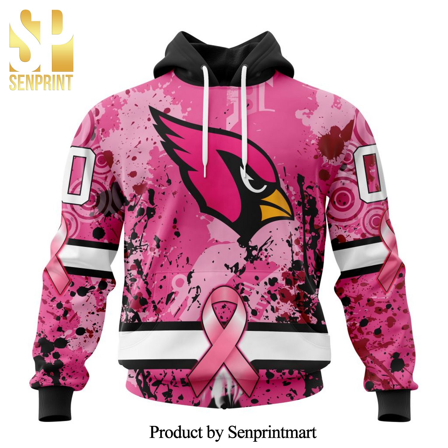 NFL Arizona Cardinals Specialized Version In October We Wear Pink Breast Cancer All Over Printed Shirt