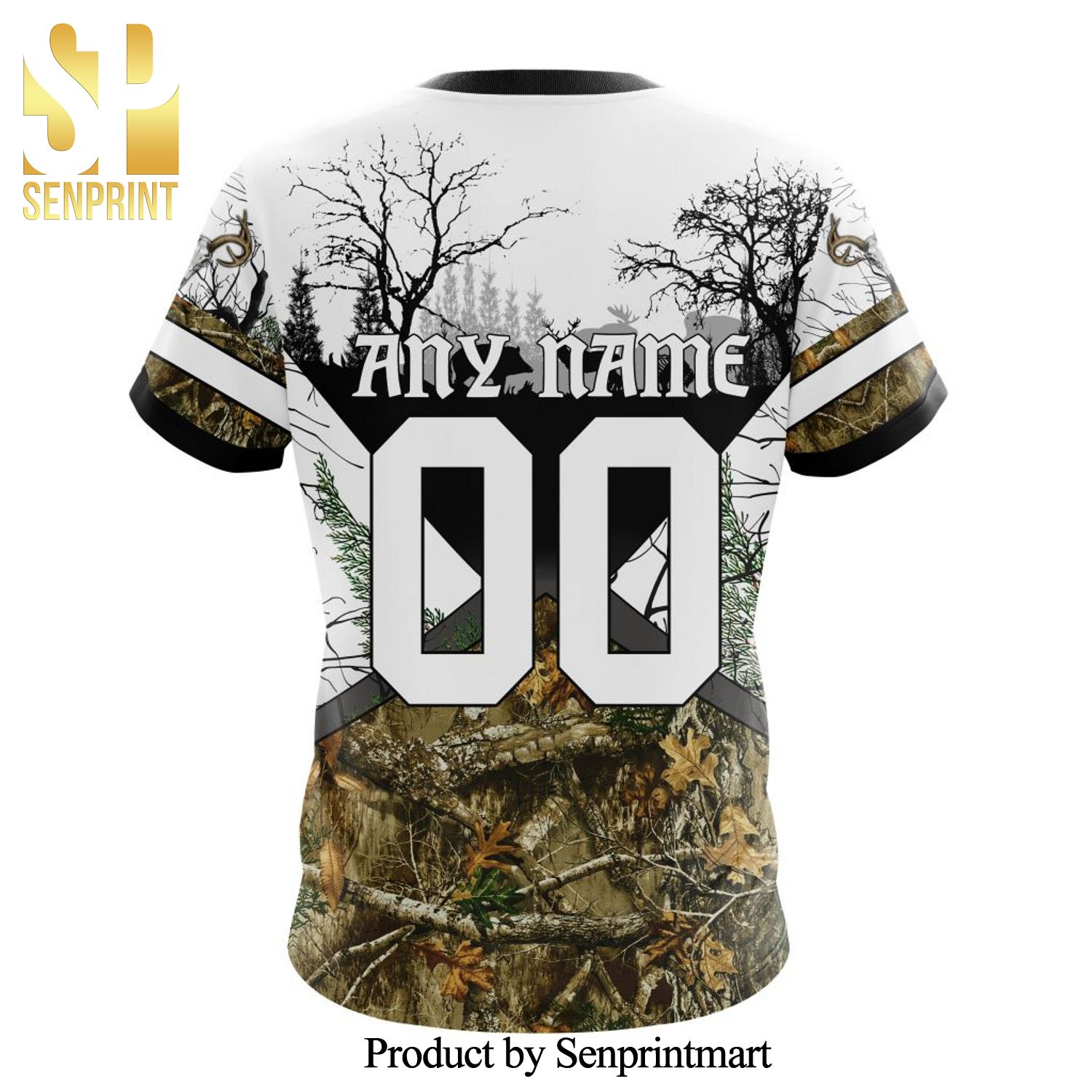 NFL Baltimore Ravens For Sport Fans Wih Deer Skull And Forest Pattern For Go Hunting All Over Printed Shirt NFL Baltimore Ravens For Sport Fans Wih Deer Skull And Forest Pattern For Go Hunting All Over Printed Shirt
