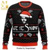 Let It Snow Jon Snow Game Of Thrones Knitted Ugly Christmas Sweater